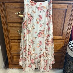 Altard State Floral Maxi Skirt Size Medium